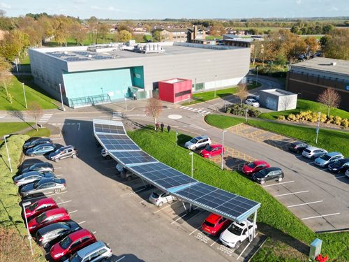 Driffield Leisure Centre Solar Car Port