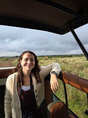 The Author in Kenya