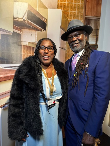 Levi with MBCC Awards’ Zoe Bennett