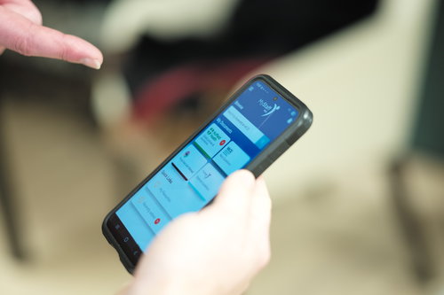 Mobile App Home Screen