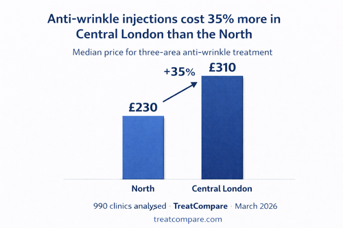 London anti-wrinkle prices +35%