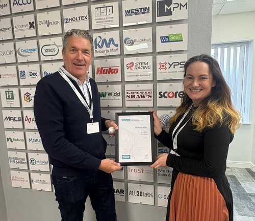 Adelphi presented WYMS certificate