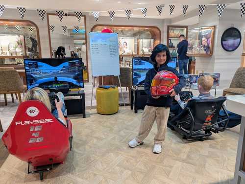 Raef Virdee at Rudells Racing Event