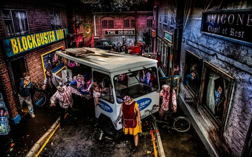 Award-winning Doom Town at Tulleys Shock