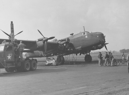 Halifax at Bassingbourn, September 1943