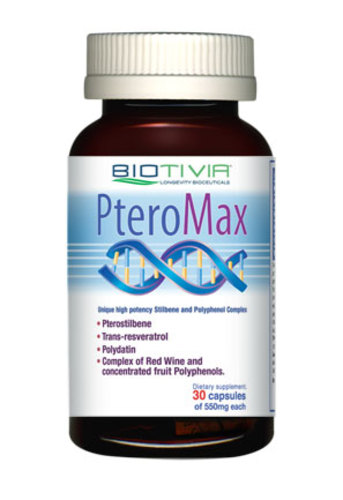 Pteromax, resveratrol and pterostilbene 