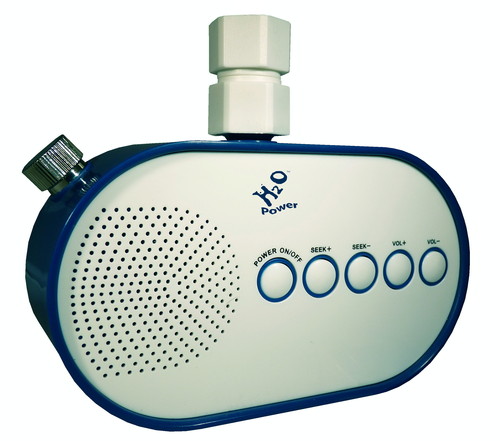The H2O Shower Powered Radio