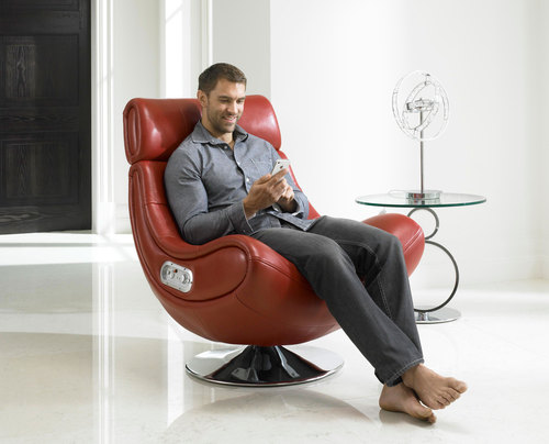 Home Hub Chair with Bluetooth Speakers