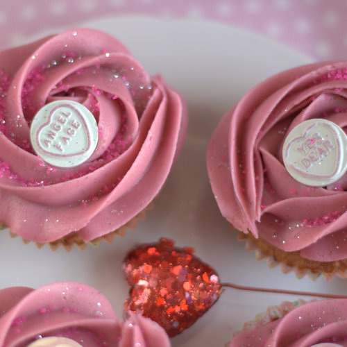 Loseley Valentine Cupcakes
