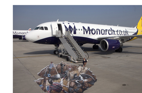 3D Italian artwork for Monarch Airlines
