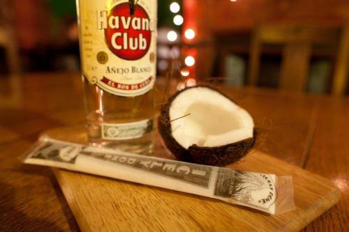 Icely Done Havana Club rum and coconut