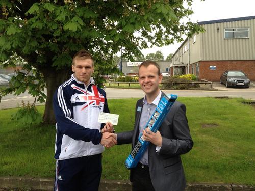 Athlete Adam Damadzic and Neil Westwood