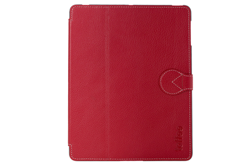 toffee slim folio red front