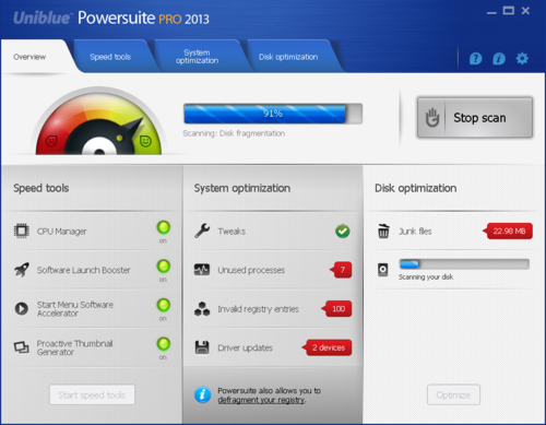 uniblue power suite 2012