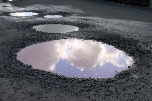 Some potholes, coming to a road near you