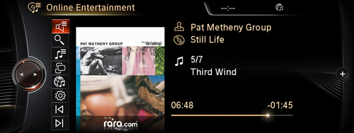 rara.com app for BMW ConnectedDrive