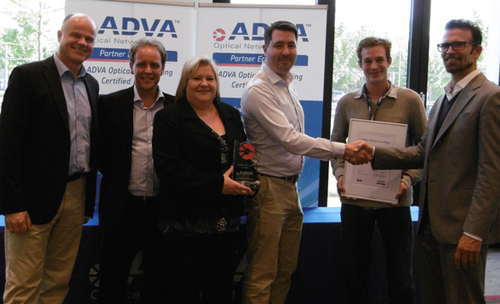 Imtech's Team Accepting The Award