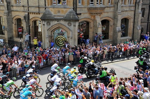 Corpus Clock on the Tour de France route
