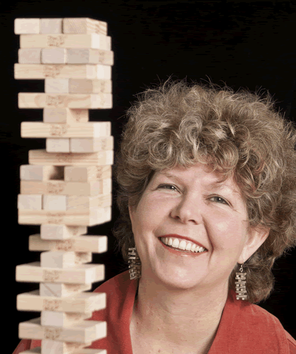 Jenga inventor, Leslie Scott.
