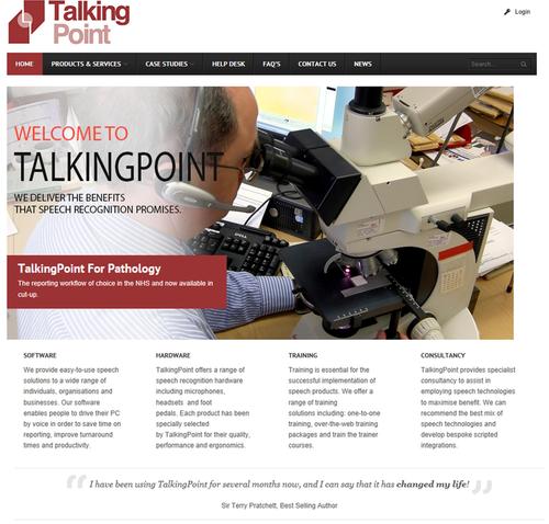 The new look TalkingPoint website