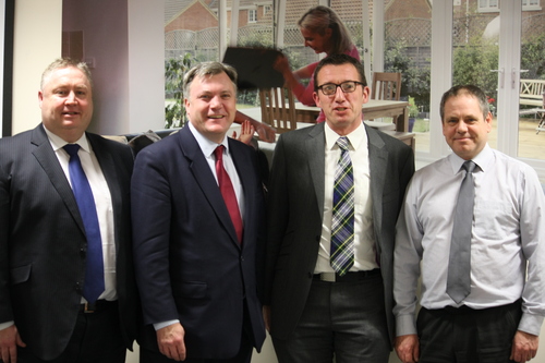 Ed Balls visits Anglian Ossett Branch