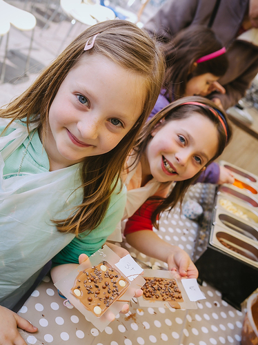 Kids enjoying York Chocolate Festival