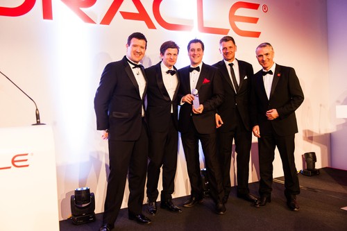 Red Stack Tech accept the award