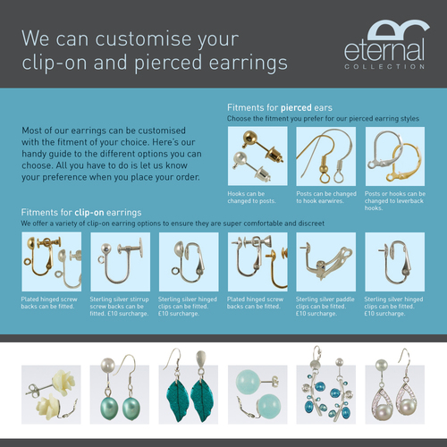 Clip on Earring Fitments for Comfort