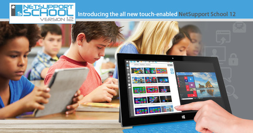 New touch-enabled NetSupport School 12