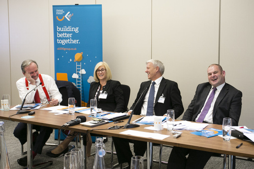 The panel at the launch