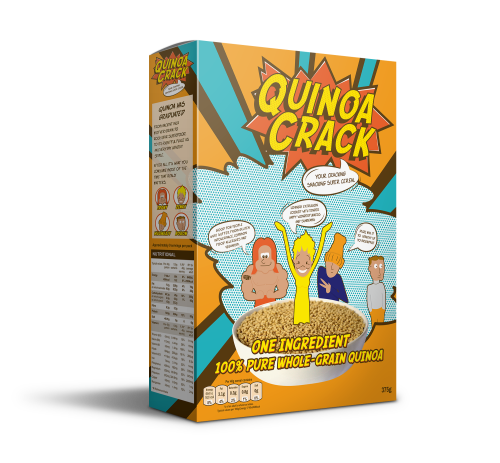 Quinoa Crack, the new 100% quinoa cereal