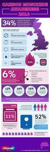 Carbon monoxide awareness infographic