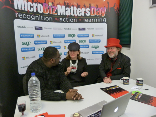 Sway, Tina Boden and Tony Robinson OBE