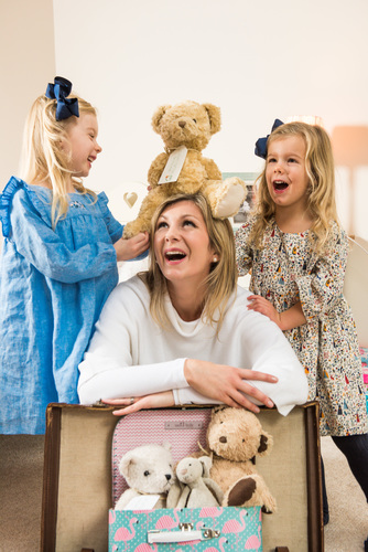 Founder Sarah Davies and her daughters