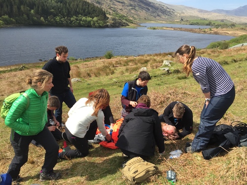 Emergency simulation in Lake District