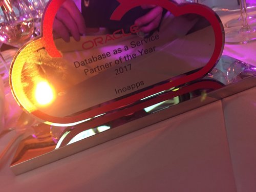 Inoapps Wins Oracle's DBaaS Award 2017