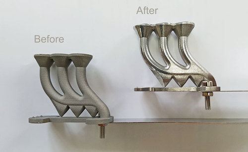 Smoothing additive manufacture component