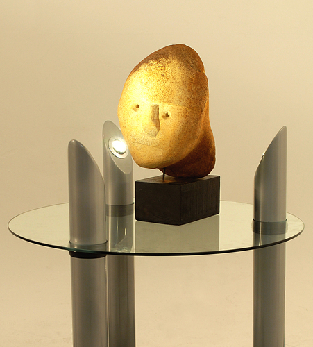 Stand table and lighting