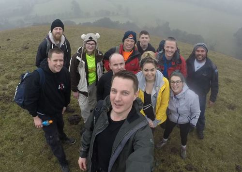 Stocksigns Team on Reigate Hill