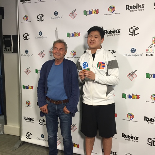 Max Park and Erno Rubik