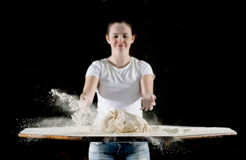 Flour and dough become art
