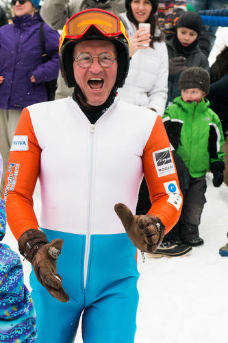 Eddie the Eagle in Calgary