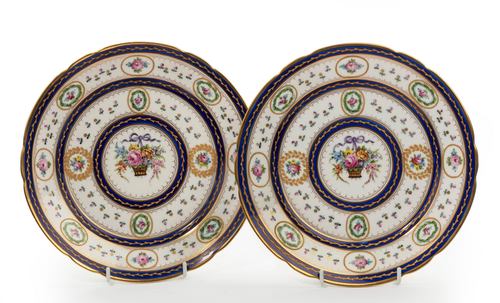 19th century S&egrave;vres porcelain plates