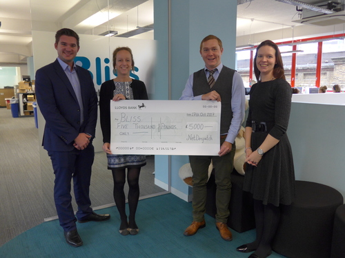 NetDespatch donates to Bliss Charity