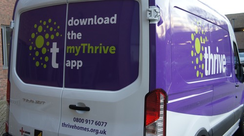 Thrive Homes' Van