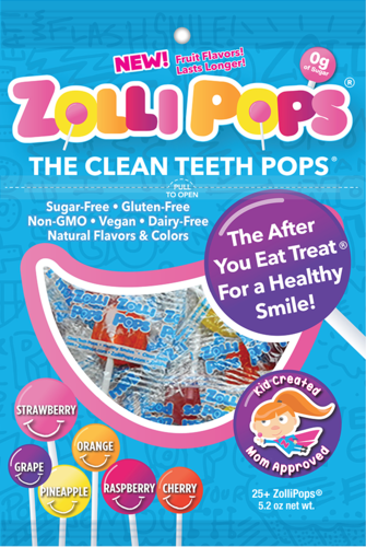 Zollipops the &#039;Clean Teeth Pops&#039;