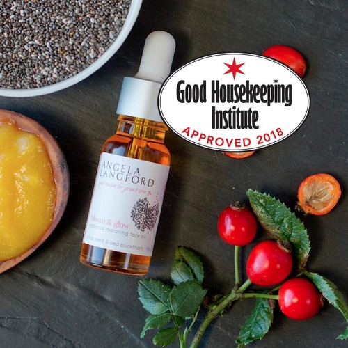 Bloom & Glow face oil approved by GHI