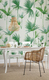 Tropical wallpaper dining room