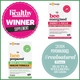 The winning products and award roundels 