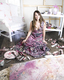 Sonya Rothwell, studio handpainted dress